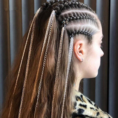 Cadena de Accesorio Trenzado Étnico para Cabello - Image 8