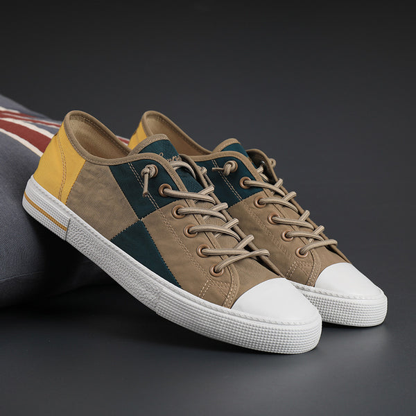 Zapatos Casuales de Lona para Hombre - Diseño Bajo Versátil