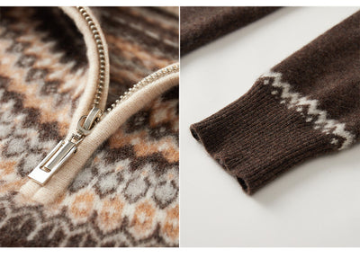 Suéter Grueso de Cuello Alto para Otoño e Invierno - Image 8