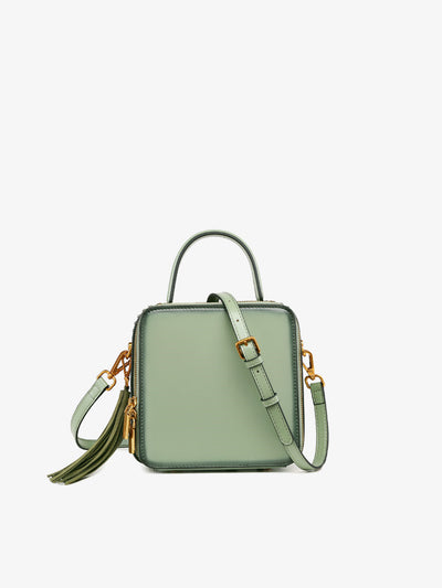 Bolso de Cuero con Diseño Asimétrico para Mujer - Image 6