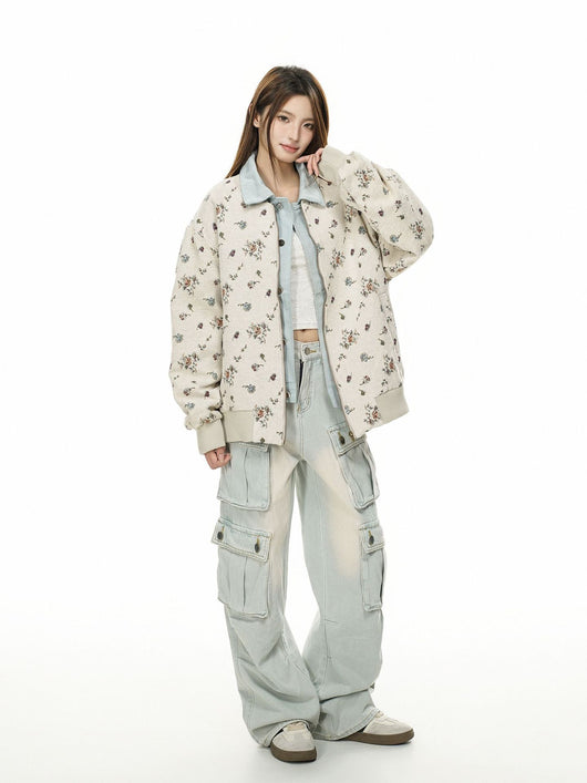 Chamarra Universitaria Unisex con Estampado 3D y Cuello Solapa - Estilo Casual Otoño - Image 13