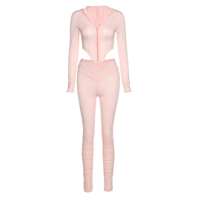 Conjunto Deportivo con Capucha y Pliegues - Image 13