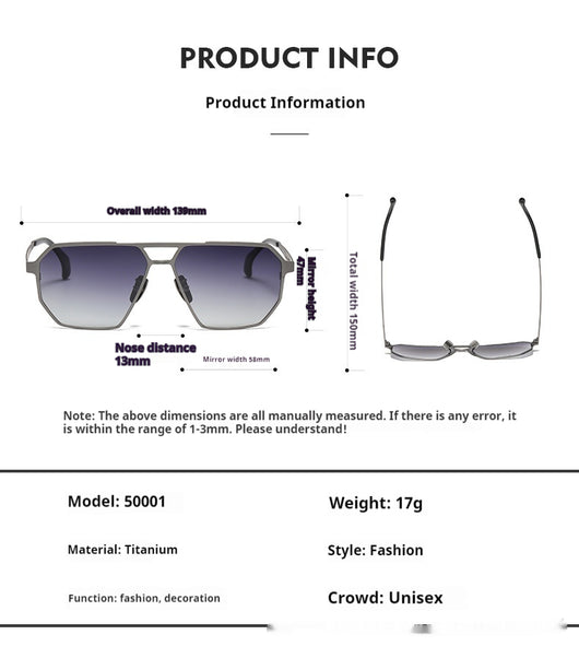 Gafas de Sol Polarizadas Titanio para Conducción - Protección UV Total - Image 7