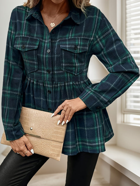 Blusa Elegante con Rayas Verdes - Image 11