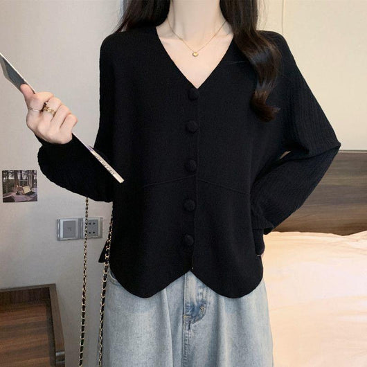 Cardigan Tejido Mujer Cuello V Slim Fit Hombros Rectos - Image 7