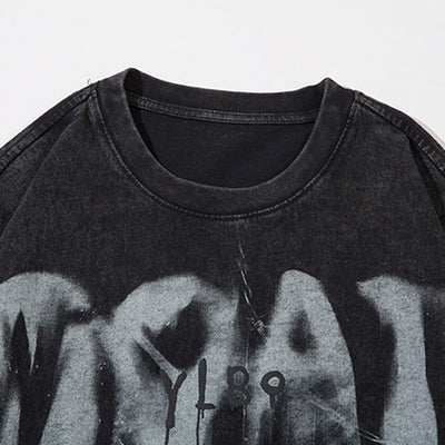 Playera Estampada con Patrón Abstracto para Hombre - Image 3
