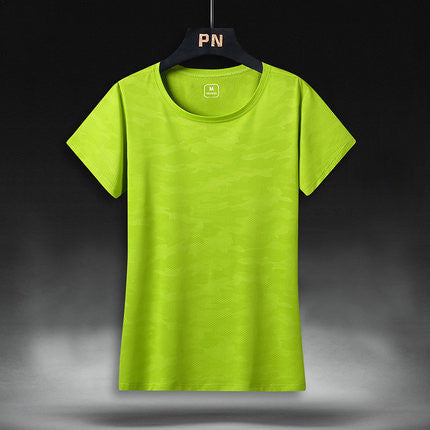 Camiseta Manga Corta de Seda para Hombre - Secado Rápido Cuello Redondo - Image 10