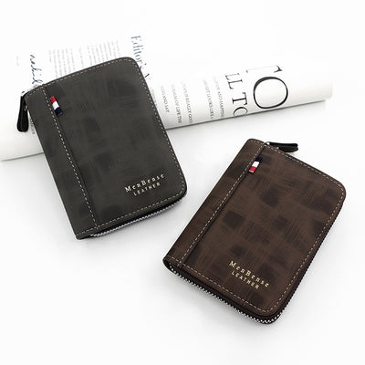 Billetera Retro para Hombre - Cartera Ejecutiva Compacta