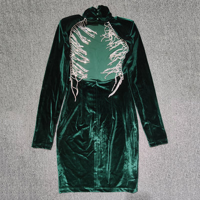 Vestido Ajustado de Fiesta con Espalda Descubierta - Image 5