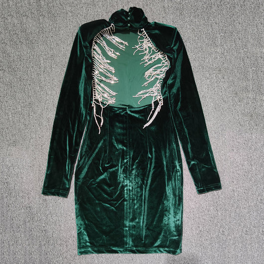 Vestido Ajustado de Fiesta con Espalda Descubierta - Image 5