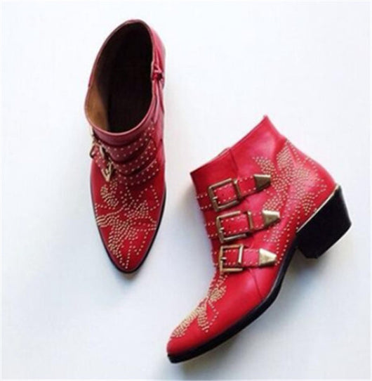 Botas Cortas Tachonadas para Tallas Grandes - Image 13
