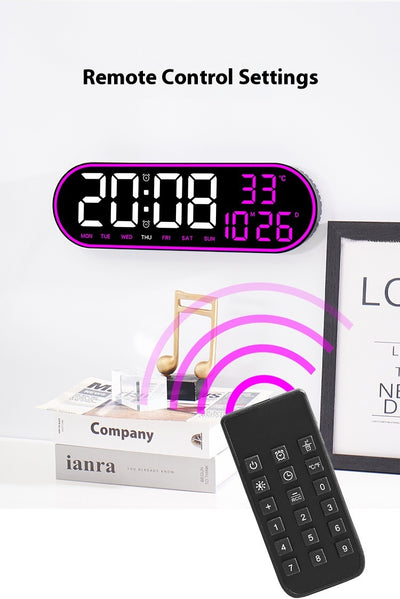 Reloj de Pared Digital Multifuncional para Sala - Decoración Moderna - Image 23