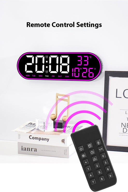 Reloj de Pared Digital Multifuncional para Sala - Decoración Moderna - Image 23