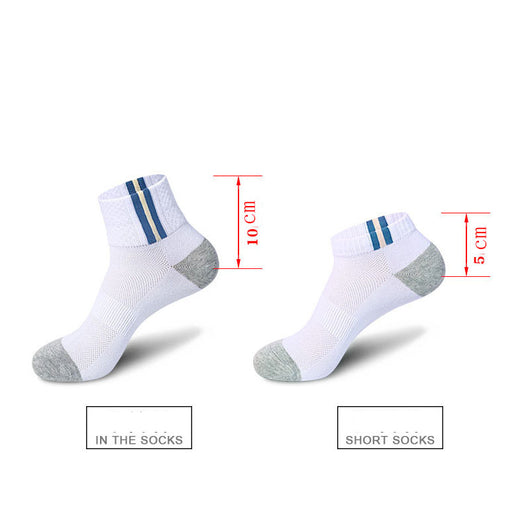 Calcetines de Malla Transpirables para Hombre - Algodón Antiolor Verano - Image 6