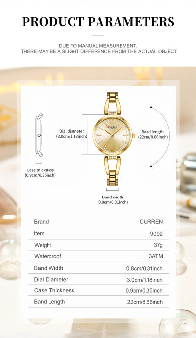 Reloj de Pulsera Cuarzo para Mujer - Diseño Minimalista Resistente al Agua - Image 10
