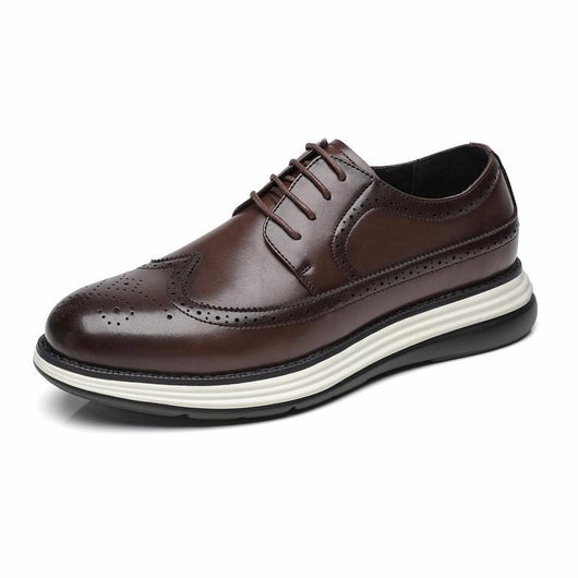 Zapatos de Cuero Ejecutivos para Hombre con Suela Gruesa Ultra Confortable - Image 4