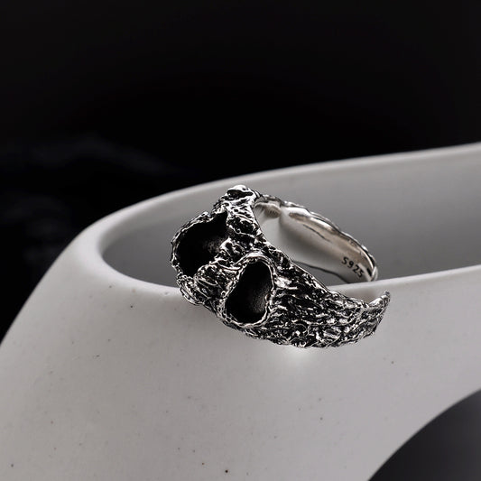 Anillo Vintage de Dedo Índice con Diseño Rock Clásico para Mujer