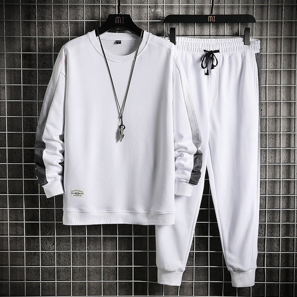 Suéter Masculino Estampado com Letras Gola Redonda Casual