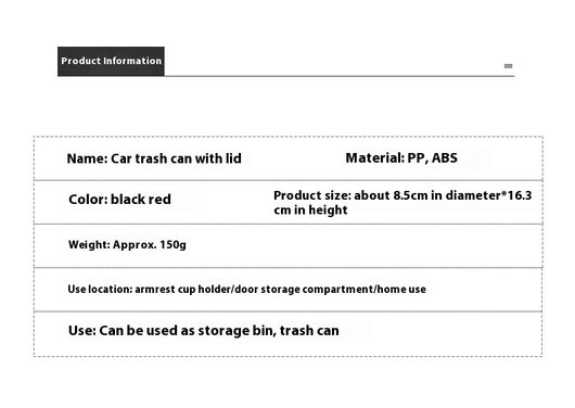 Bolsas de Basura para Auto - Organizador Portátil - Image 11