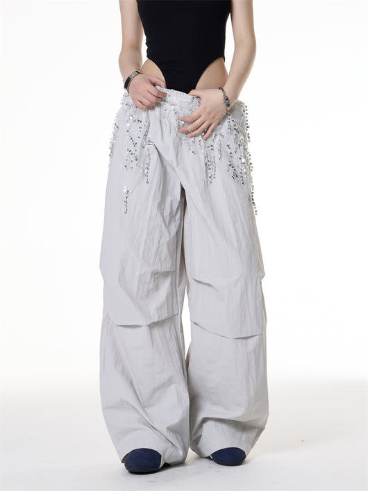Pantalones Cargo Sueltos Estilo Retro Americano para Chicas - Image 3