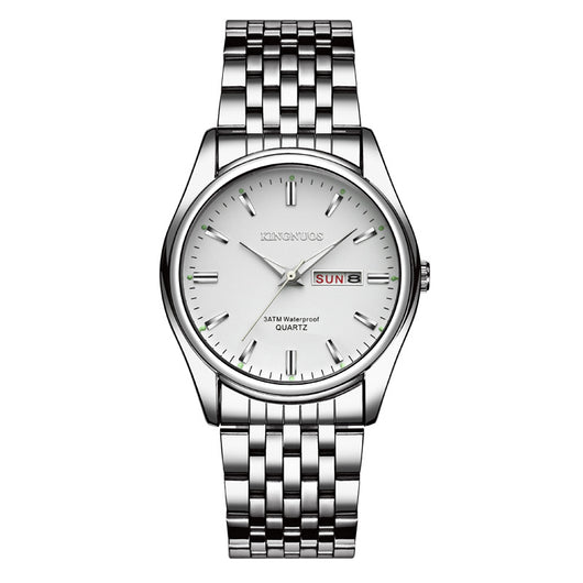 Reloj Dual Calendario para Hombre y Mujer Resistente al Agua Cuarzo Preciso - Image 31