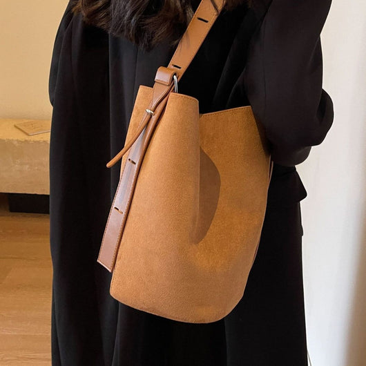 Bolsa de Hombro Retro Mate Gran Capacidad - Estilo Versátil Todo Uso - Image 3