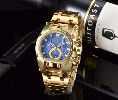 Reloj de Pulsera Acero Inoxidable con Esfera Grande para Hombre - Image 9