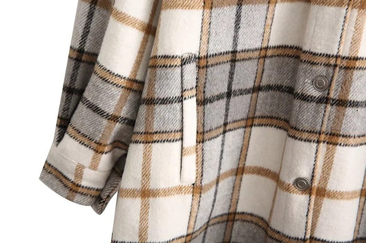 Camisa de Cuadros Oversize en Lana - Estilo Boyfriend - Image 8