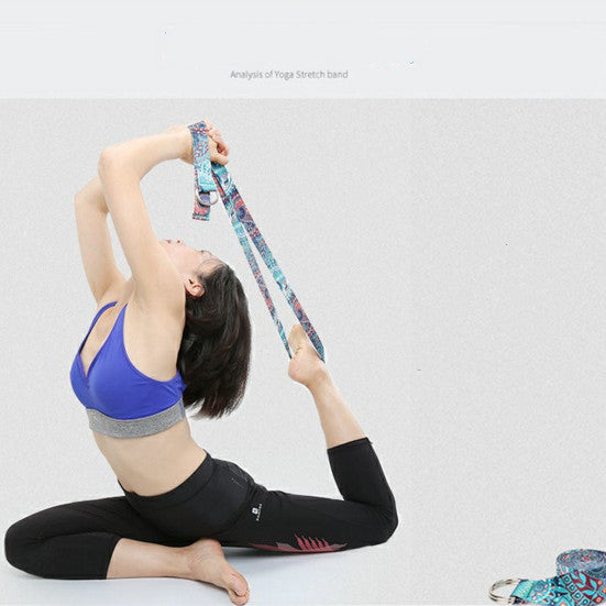 Cuerda de Estiramiento Yoga para Entrenamiento de Fuerza