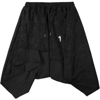 Pantalones Culotte Sueltos con Costura Irregular - Estilo Casual Trendy - Image 4