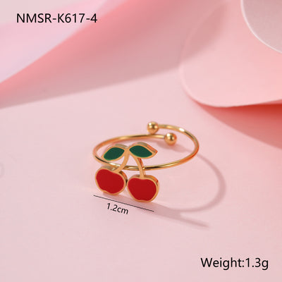 Juego de Joyería Titanio Acero: Collar, Pulsera, Aros y Anillo - Image 8