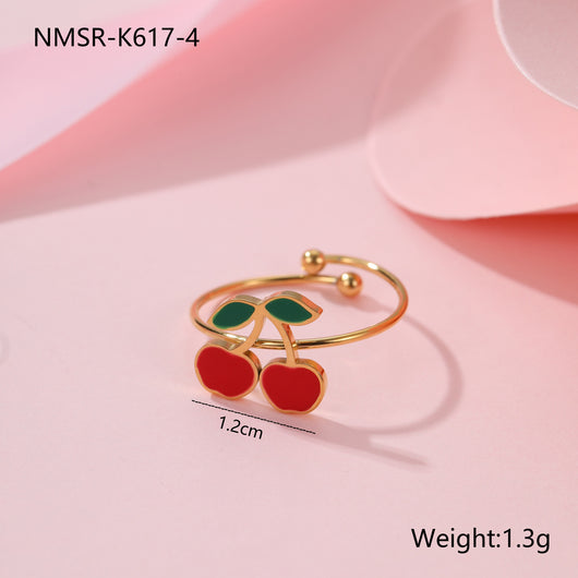 Juego de Joyería Titanio Acero: Collar, Pulsera, Aros y Anillo - Image 8