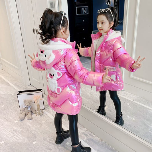 Chaqueta Acolchada Infantil con Relleno de Plumón - Calidez y Comodidad