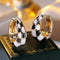 Aretes Tipo Cuff Cuadros Franceses Clásicos y Modernos