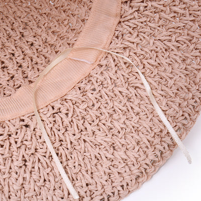 Sombrero de Paja Japonés con Moño Simple - Versátil para Todos los Estilos - Image 17