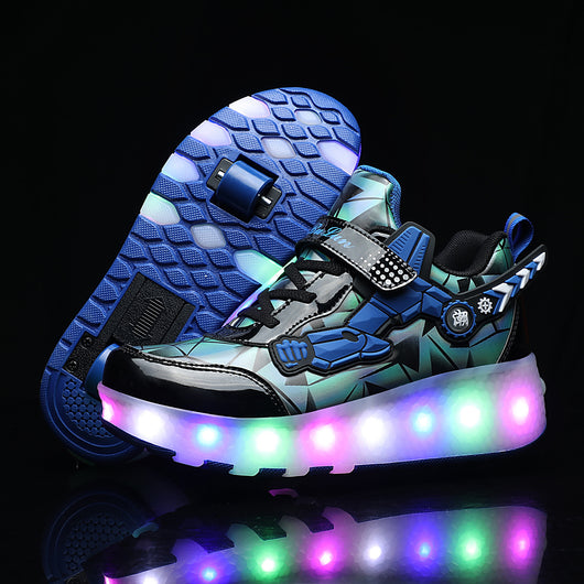 Patines de Cuatro Ruedas con Ruedas Dobles para Niños y Niñas - Image 8