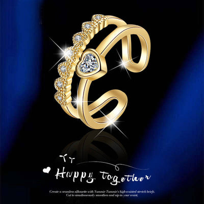 Anillo Personalizado en Oro Amarillo con Diamantes