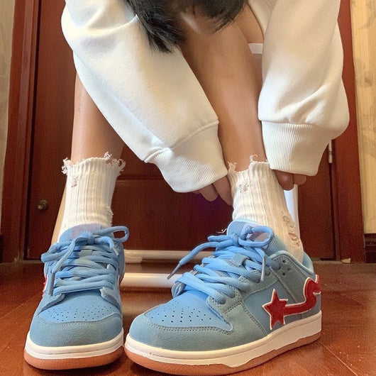 Tenis para Parejas Tendencia Nicho - Diseño Meteor con Combinación de Colores