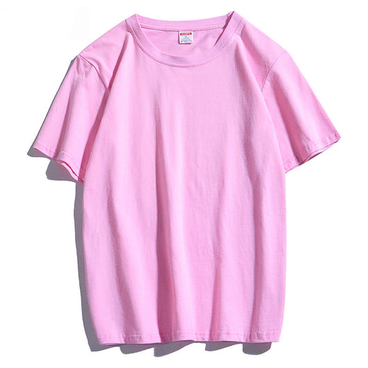 Camiseta Básica de Algodón Puro Manga Corta - Image 25