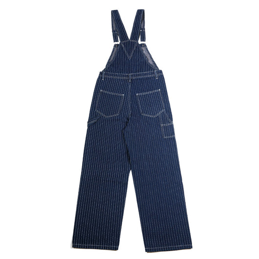 Pantalón Peto Vaquero Vintage a Rayas para Hombre - Estilo Cowboy Clásico - Image 3