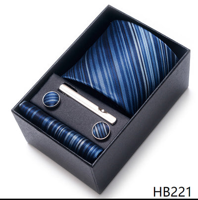 Corbata Jacquard Profesional Tejida en Trama para Negocios - Image 24