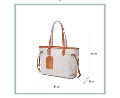 Bolso de Lona Japonés de Un Solo Hombro - Image 10