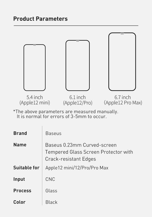 Protector de Pantalla Curvo Templado para iPhone 12 Mini - Borde Sin Roturas 0.23mm - Image 22