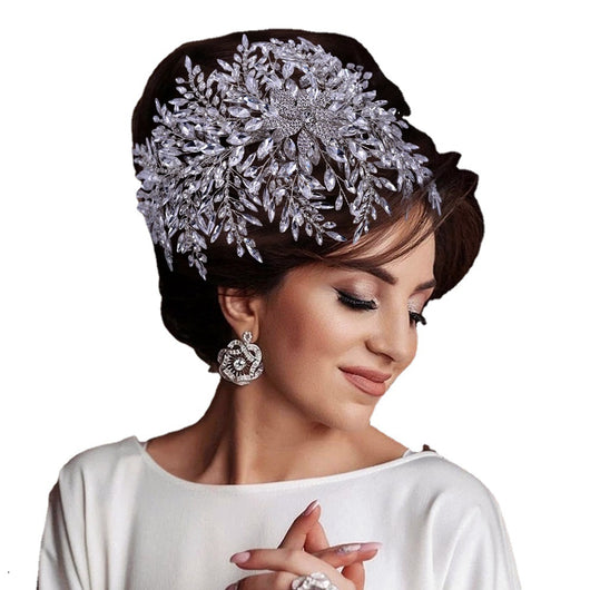 Tocado Nupcial con Cristales Brillantes - Accesorios para Novia Artesanales - Image 8