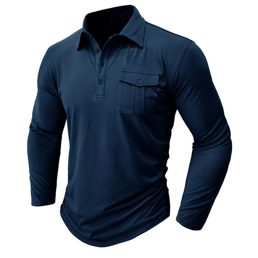 Camisa Clásica de Manga Larga Estilo Europeo para Hombre - Image 30