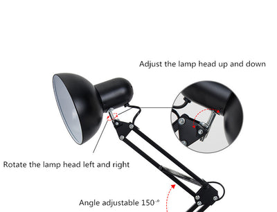 Lámpara de Escritorio LED Articulada con Brazo Largo y Clip - Image 21