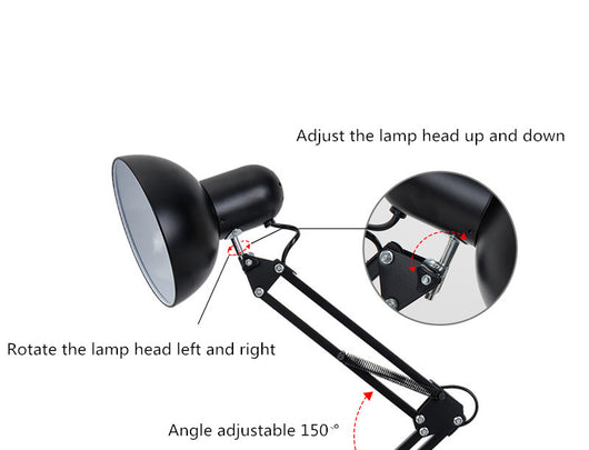 Lámpara de Escritorio LED Articulada con Brazo Largo y Clip - Image 21