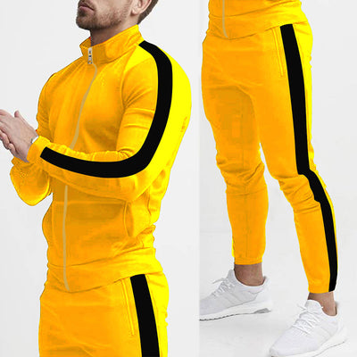 Conjunto Deportivo con Capucha y Combinación de Colores Personalizada para Hombre - Image 2