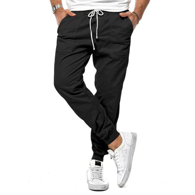 Pantalones Casuales Hombre Primavera Otoño Ajuste Relajado Deportivos - Image 8
