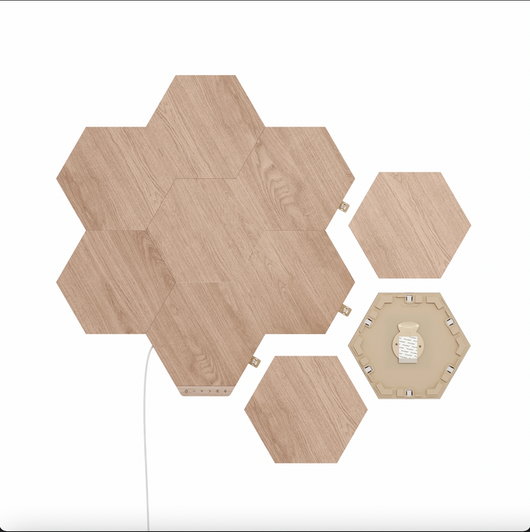 Panel Decorativo Hexagonal con Textura de Madera para Pared - Image 7